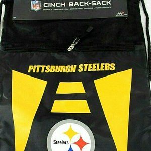 Pittsburgh Steelers NFL Cinch Back-Sack Black Draw